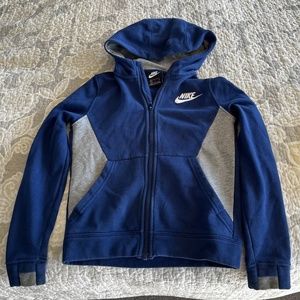 Nike Youth zip-up hoodie sweatshirt